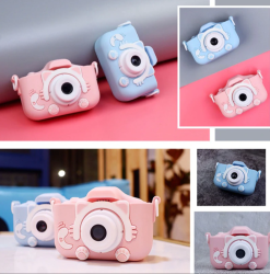 Детский фотоаппарат Childrens Fun Camera / Мини-видеокамера / 5 встроенных игр для детей